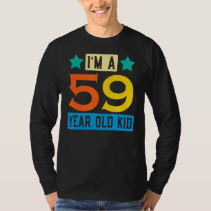 Ich bin ein 59-jähriges Kind 59. Geburtstagsfeier T-Shirt