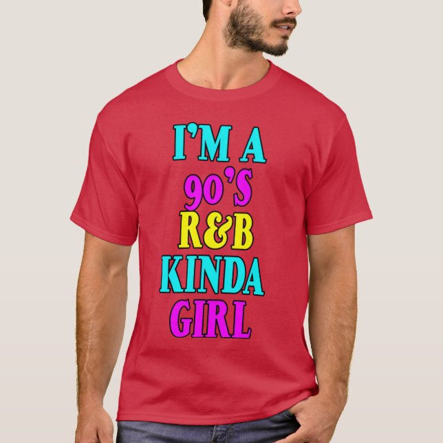 Ich bin ein 90er Rb Mädchen T-Shirt (Vorderseite)