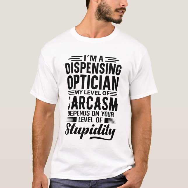 Ich bin ein Absendeoptimistiker T-Shirt (Vorderseite)