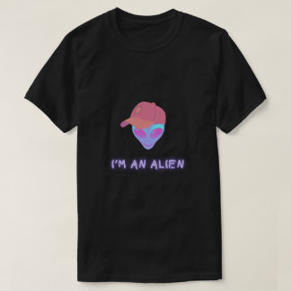 "ICH BIN EIN ALIEN" T-Shirt - Hut