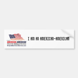 ICH BIN EIN AMERICAN-AMERICAN AUTOAUFKLEBER