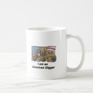 Ich bin ein amerikanischer Gräber Tasse