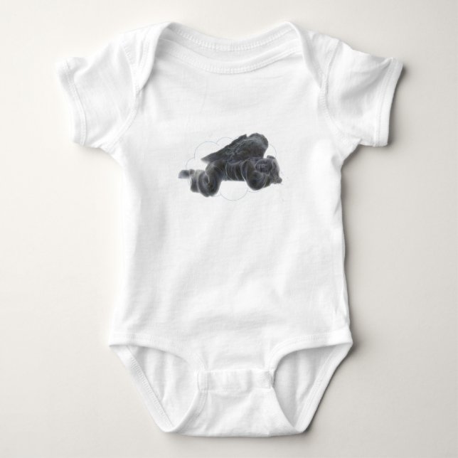 Ich bin ein Angel Baby Strampler (Vorderseite)