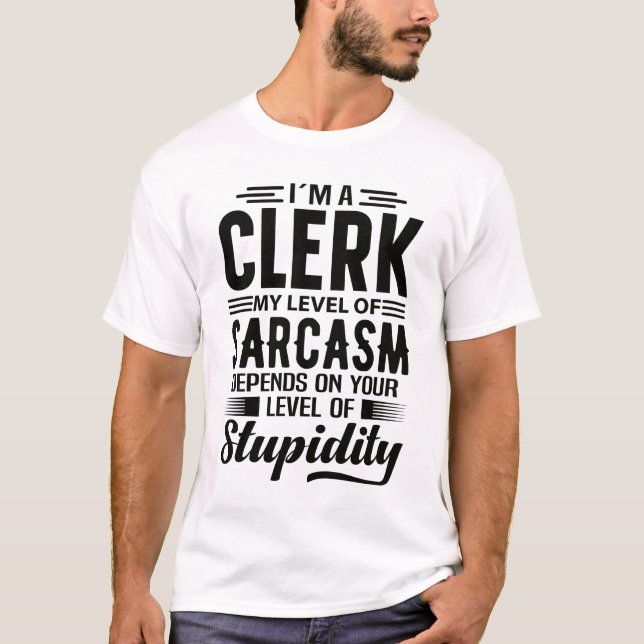 Ich bin ein Angestellter T-Shirt (Vorderseite)