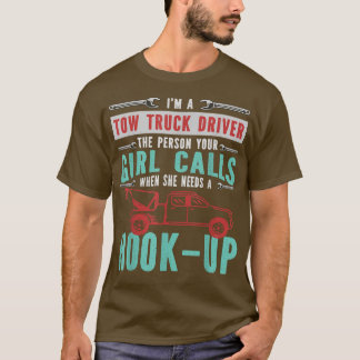 Ich bin ein Anhänger-Fahrer-Funny Car Towing Servi T-Shirt