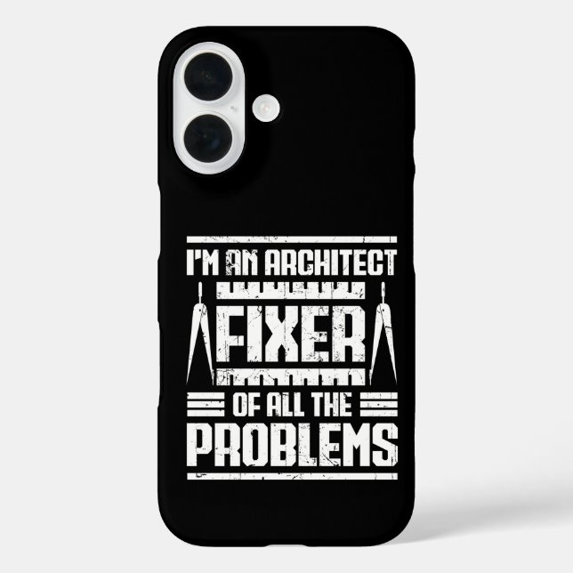 Ich bin ein Architekt, der alle Probleme behebt Vi Case-Mate iPhone Hülle (Rückseite)