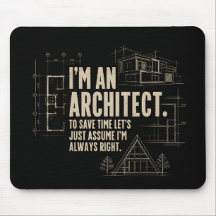 Ich bin ein Architekt - Mauspad