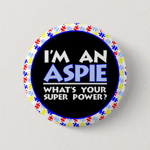 Ich bin ein Aspie. Was ist dein Super-Power? Button