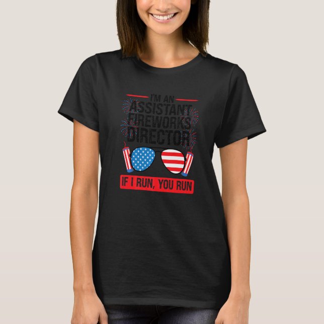 Ich bin ein Assistent des Feuerwerksdirektors Assi T-Shirt (Vorderseite)