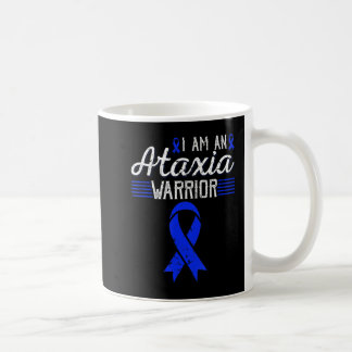 Ich bin ein Ataxia Warrior Blue Ribbon Awareness T Kaffeetasse