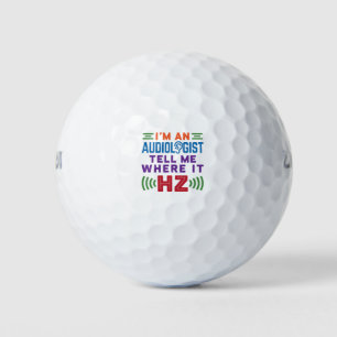 Ich bin ein Audiologe, der mir sagt, wo es Hz ist Golfball