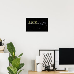 Ich bin ein aufmerksamer Zuhörer Motivation Affirm Poster