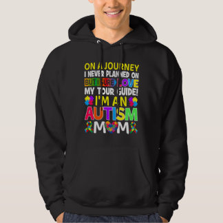 Ich bin ein Autismus-Mama Autismus Bewusstseinswar Hoodie