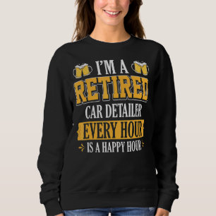 Ich bin ein Autofinder, der jede Stunde ein Bier h Sweatshirt