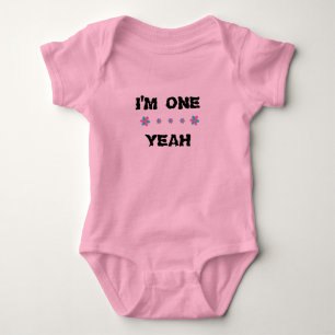 Ich bin ein Baby Girl Bodysuit Pink Strampler