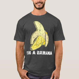 Ich bin ein Bananenfrucht lange gesunde Lebensmitt T-Shirt