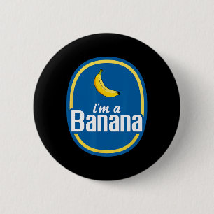Ich bin ein Bananenkostüm Halloween Fruchtgelber S Button