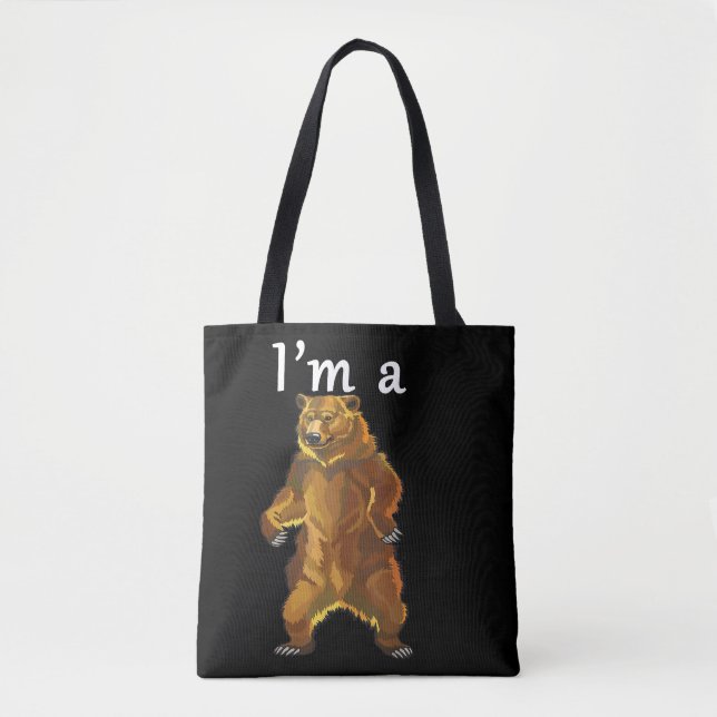 Ich bin ein Bärengrizzly und ein brauner Bär (Vorderseite)