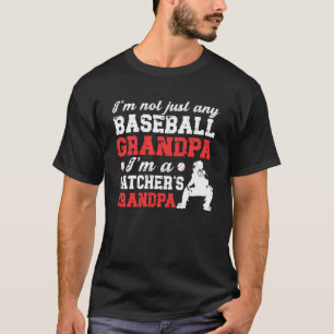 Ich bin ein Baseball Catcher Opa Baseball Catcher T-Shirt