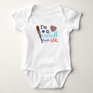 Ich bin ein Baseballkind Baby Strampler