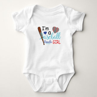 Ich bin ein Baseballkind Baby Strampler