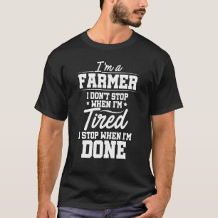 Ich bin ein Bauer, den ich nicht aufhalte, wenn ic T-Shirt
