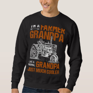 Ich bin ein Bauer Opa Tractor Bauer Großvater Vate Sweatshirt
