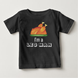 Ich bin ein Bein-Mann Lustiger 1. Erntedank-Trutha Baby T-shirt