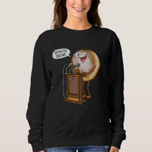 Ich Bin Ein Berlin Doughnut Creppel Krppel Pancake Sweatshirt