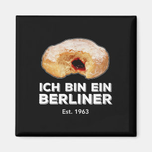 Ich bin Ein Berliner Rede Jelly Donut Wall Cold Magnet
