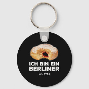 Ich bin Ein Berliner Rede Jelly Donut Wall Cold Schlüsselanhänger