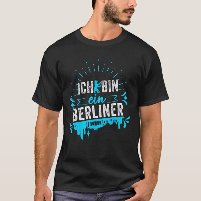 Ich bin Ein Berliner Süße Berlin Sehenswürdigkeite T-Shirt (Vorderseite)