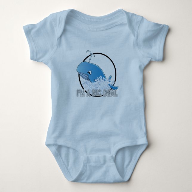 Ich bin ein Big Deal - Baby Jersey Bodysuit Baby Strampler (Vorderseite)
