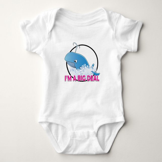 Ich bin ein Big Deal - Baby Jersey Bodysuit Baby Strampler (Vorderseite)