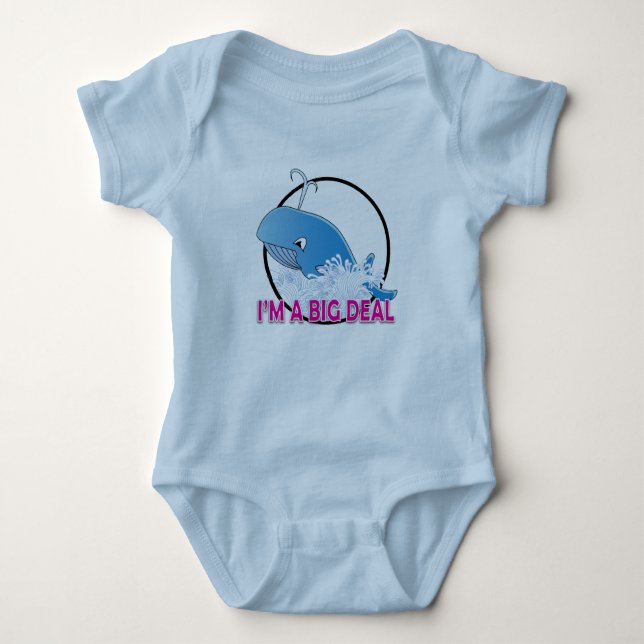 Ich bin ein Big Deal - Baby Jersey Bodysuit Baby Strampler (Vorderseite)