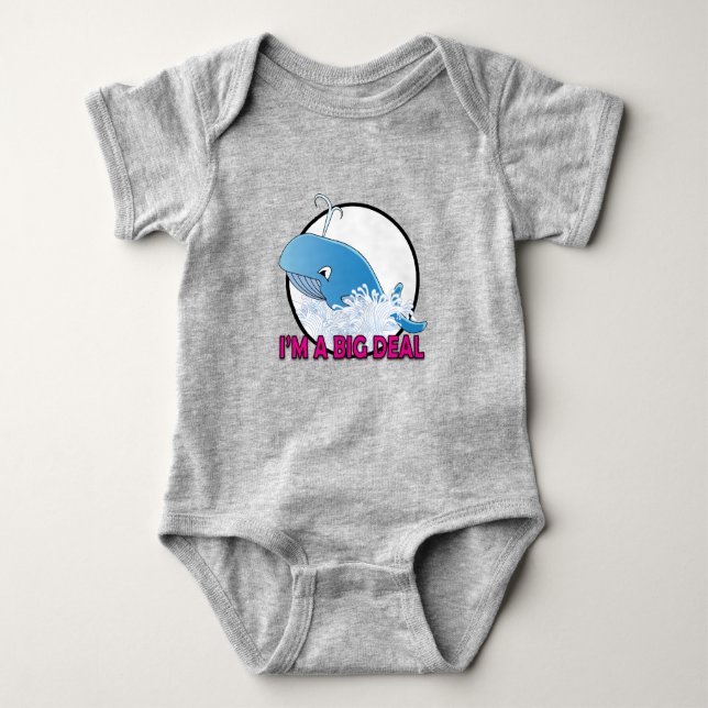 Ich bin ein Big Deal - Baby Jersey Bodysuit Baby Strampler (Vorderseite)