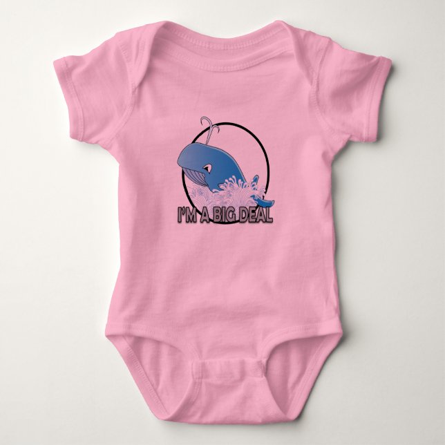 Ich bin ein Big Deal - Baby Jersey Bodysuit Baby Strampler (Vorderseite)