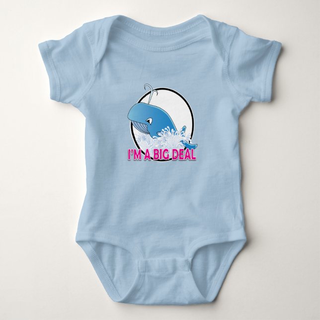 Ich bin ein Big Deal - Baby Jersey Bodysuit Baby Strampler (Vorderseite)