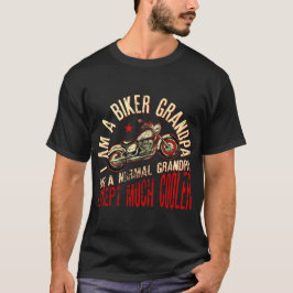 Ich bin ein Biker GrandPa drucken Funny Geschenk f T-Shirt