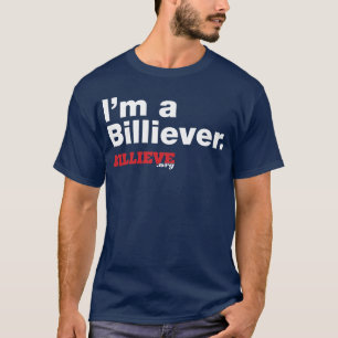 "Ich bin ein Billiever" Marine-Blau-T-Shirt T-Shirt