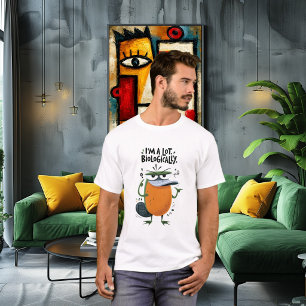 Ich bin ein bisschen biologisch lustiger Schnabelt T-Shirt