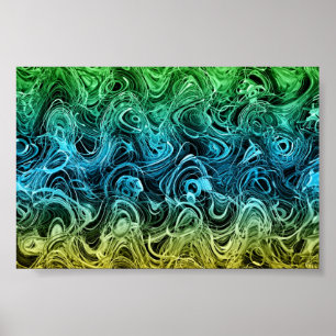 Ich bin ein bisschen durcheinander - Abstrakt 1 Poster