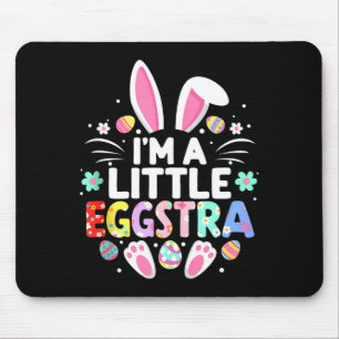 Ich bin ein bisschen eggstra lustiger Osterhase, s Mousepad