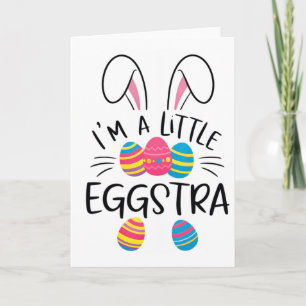 Ich bin ein bisschen eggstra lustiger Osterhase Sü Karte
