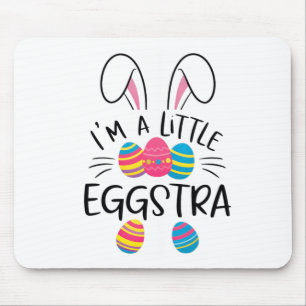 Ich bin ein bisschen eggstra lustiger Osterhase Sü Mousepad
