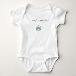 Ich bin ein bisschen eine große Sache Baby Strampler