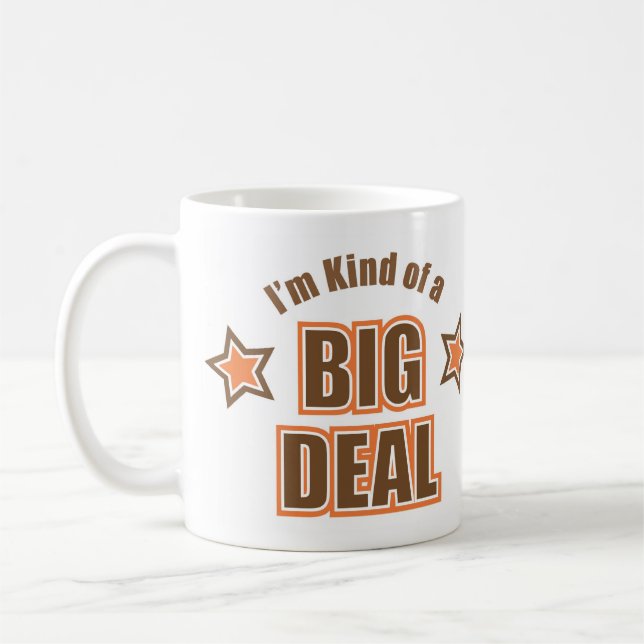 Ich bin ein bisschen eine große Sache Kaffeetasse (Links)