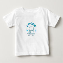Ich bin ein bisschen.. OCTOPUS! Kinder T - Shirt