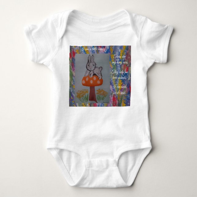 Ich bin ein bisschen sonnig baby strampler (Vorderseite)