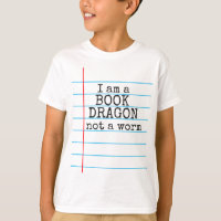 "Ich bin ein BOOK DRAGON nicht ein Wurm" auf Noteb